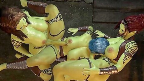 Missionary With Shemale Futa Orc In A With Car Toon