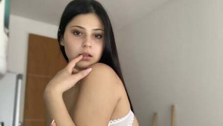 Teen trying new things in her bedroom did you enjoy ?