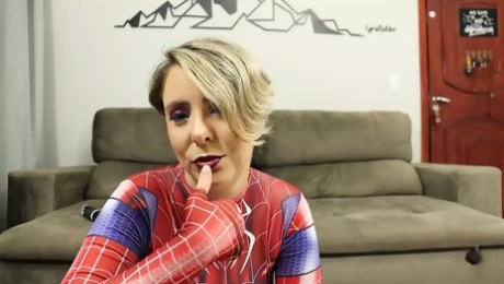 SPIDER GIRL GWEN STACY - WANTED TO ROLLS AND FACED THE GREEN ELF'S DILDO AND MUCH MORE