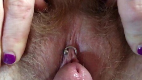 Close Up Creamy Hairy Penetration