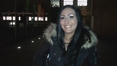 Mira Grey German Brunette Slut Fucks Stranger For Cash